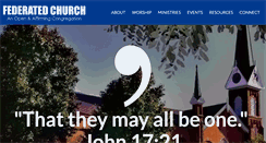 Desktop Screenshot of fedchurch.org